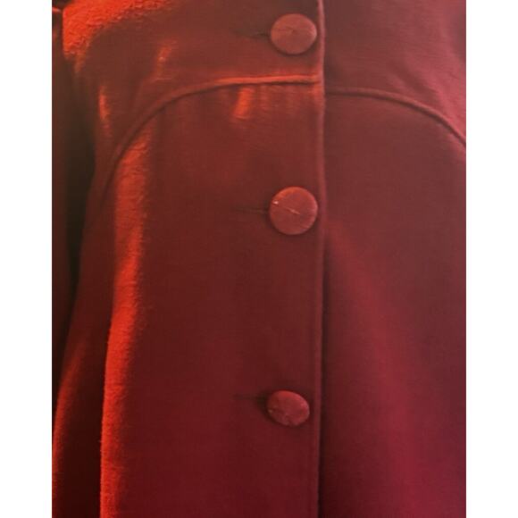 Free People Peplum Womens Coat Classic Academia Retro Uptown Chic Business - Picture 2 of 12